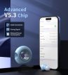 Choetech BH-T22  GlitzDonut TWS (Világító,nyakkábeles,kék), Fülhallgató