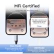 Vention 3.5mm jack/F -> Lightning, 0,1m, kábel