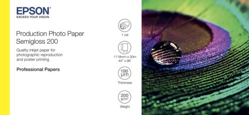 Epson félfényes fotópapír 44"x30m 200g