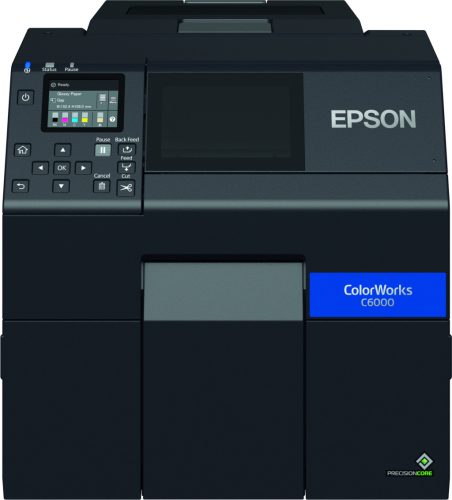 Epson ColorWorks C6000Ae (bk) színes tintasugaras címke nyomtató