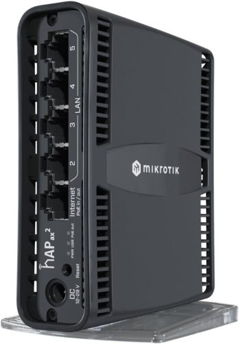MikroTik C52IG-5HAXD2HAXD-TC hAP ax2 5xGbE LAN port 802.11ax Wi-Fi 6 Dual Band Vezeték nélküli router