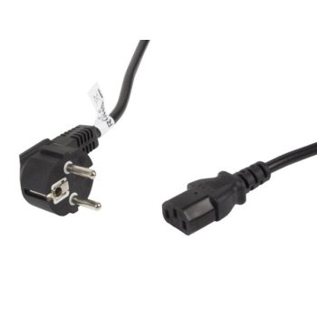   Lanberg CA-C13C-11CC-0050-BK IEC320 C13 10A fekete tápkábel 5m