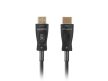 Lanberg CA-HDMI-30FB-0100-BK HDMI 2.1 apa-apa fekete aktív optikai AOC kábel 10m