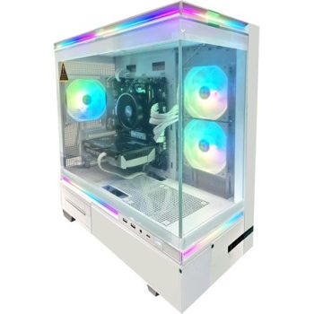 JTC Ryzen 5 5600T Mini Tower gamer számítógép fehér