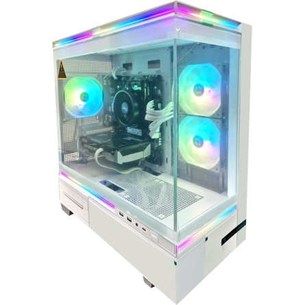 JTC Ryzen 5 5600T Mini Tower gamer számítógép fehér