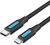 Vention USB-C 2.0/M ->  Micro B/M, 1m, (2A, fekete), kábel