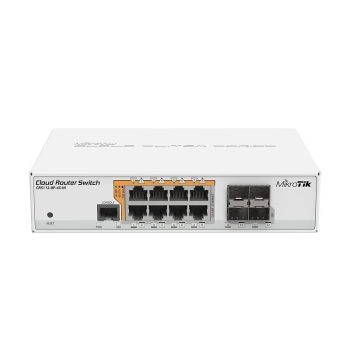   MikroTik CRS112-8P-4S-IN 8xGbE PoE LAN 4xSFP port Cloud Router Switch