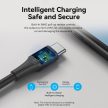 Vention USB-A 2.0/M -> USB-C/M, 2m,(3A,fekete), kábel