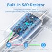 Vention USB-A 2.0/M -> USB-C/M, 2m,(blue), kábel