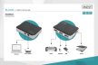 DIGITUS DA-70220 4 portos USB 2.0 hub