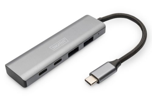 DIGITUS DA-70245 4 portos 2x USB 3.1 2x USB-C 3.1 HUB