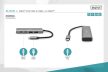 DIGITUS DA-70245 4 portos 2x USB 3.1 2x USB-C 3.1 HUB