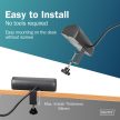DIGITUS DA-70625 3 aljzatos 2x USB-A 1x USB-C fekete 1,5m asztali elosztó