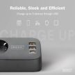 DIGITUS DA-70625 3 aljzatos 2x USB-A 1x USB-C fekete 1,5m asztali elosztó
