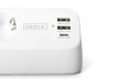 DIGITUS DA-70626 3 aljzatos 2x USB-A 1x USB-C fehér 1,5m asztali elosztó
