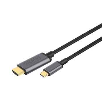   DIGITUS DA-70821 USB C - HDMI A 1,8m szürke video átalakító kábel