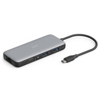   DIGITUS DA-70914 7 portos USB-C 1x HDMI 3x USB 3.2 Gen2 1x RJ45 LAN 1x SD 1x MicroSD 1x PD dokkolóállomás