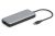 DIGITUS DA-70914 7 portos USB-C 1x HDMI 3x USB 3.2 Gen2 1x RJ45 LAN 1x SD 1x MicroSD 1x PD dokkolóállomás