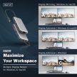 DIGITUS DA-70915 8 portos USB-C 2x HDMI 3x USB 3.0 1x RJ45 LAN 1x SD 1x MicroSD 1x USB-CPD dokkolóállomás