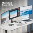 DIGITUS DA-70917 11 portos USB-C 2x HDMI 1x DP 2x USB-A 1x USB-C 1x RJ45 LAN 1x DC 1x Audio dokkolóállomás