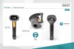DIGITUS DA-81002 RJ45/USB 1D/2D kézi vonalkódolvasó USB kit állvánnyal