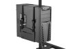 DIGITUS DA-90374 Univerzális állítható fekete mobil munkaállomás