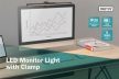 DIGITUS DA-90415 LED fekete monitor lámpa