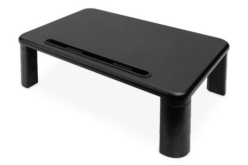 DIGITUS DA-90458 Állítható magasságú fekete monitor állvány