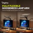 DIGITUS DA-90490 1025lm 7W 50cm asztali fekete LED lámpa