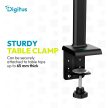 DIGITUS DA-90492 2400lm 16W 80cm asztali fekete LED lámpa
