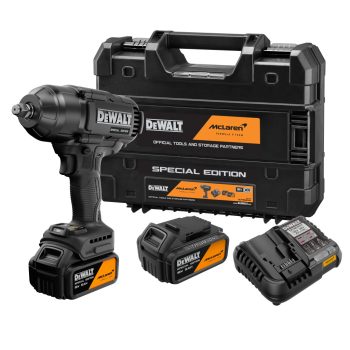   DEWALT Nagy nyomatékú ütvecsavarozó, McLaren F1 Team, 18V XR, 1/2, 2x5Ah