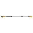 DEWALT Magassági ágvágó, 18V XR, 20cm láncvezetővel, akkumulátor és töltő nélkül