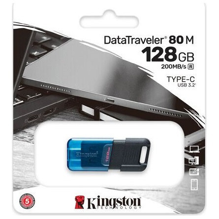 Kingston 128GB DataTraveler 80 M USB-C 3.2 Gen 1 pendrive