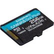 Kingston 256GB Canvas Go! Plus Gen4 UHS-1 Class10 U3 V30 A2 microSDXC memóriakártya Single Pack