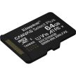 Kingston 64GB Canvas Select Plus UHS-1 U1 V10 A1 microSDXC memóriakártya