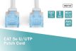 DIGITUS DK-1511-015 Cat.5e U/UTP PVC 1,5m szürke patch kábel