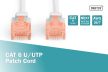 DIGITUS DK-1612-100 Cat.6 U/UTP PVC 10m szürke patch kábel