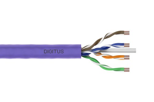 DIGITUS DK-1614-VH-305 Cat.6 U/UTP 250MHz Dca LSZH 305m dob lila fali kábel