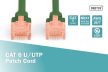 DIGITUS DK-1617-005/G Cat.6 U/UTP LSZH 0,5m zöld patch kábel