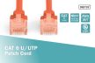 DIGITUS DK-1617-005/R Cat.6 U/UTP LSZH 0,5m piros patch kábel