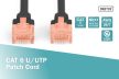 DIGITUS DK-1617-010/BL Cat.6 U/UTP LSZH 1m fekete patch kábel