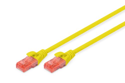 DIGITUS DK-1617-010/Y Cat.6 U/UTP LSZH 1m sárga patch kábel