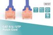 DIGITUS DK-1617-020/B Cat.6 U/UTP LSZH 2m kék patch kábel