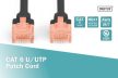 DIGITUS DK-1617-030/BL Cat.6 U/UTP LSZH 3m fekete patch kábel