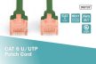 DIGITUS DK-1617-030/G Cat.6 U/UTP LSZH 3m zöld patch kábel