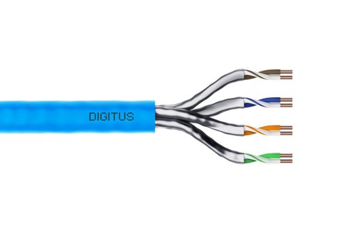 DIGITUS DK-1623-A-VH-1 Cat.6A U/FTP 500MHz Eca LSZH 100m kék fali kábel