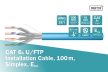 DIGITUS DK-1623-A-VH-1 Cat.6A U/FTP 500MHz Eca LSZH 100m kék fali kábel
