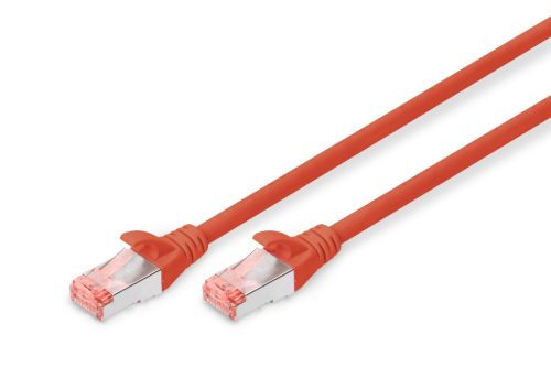 DIGITUS DK-1644-010/R Cat.6 S/FTP LSZH 1m piros patch kábel