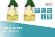 DIGITUS DK-1644-A-010/G Cat.6A S/FTP LSZH 1m kék patch kábel