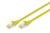 DIGITUS DK-1644-A-010/Y Cat.6A S/FTP LSZH 1m sárga patch kábel